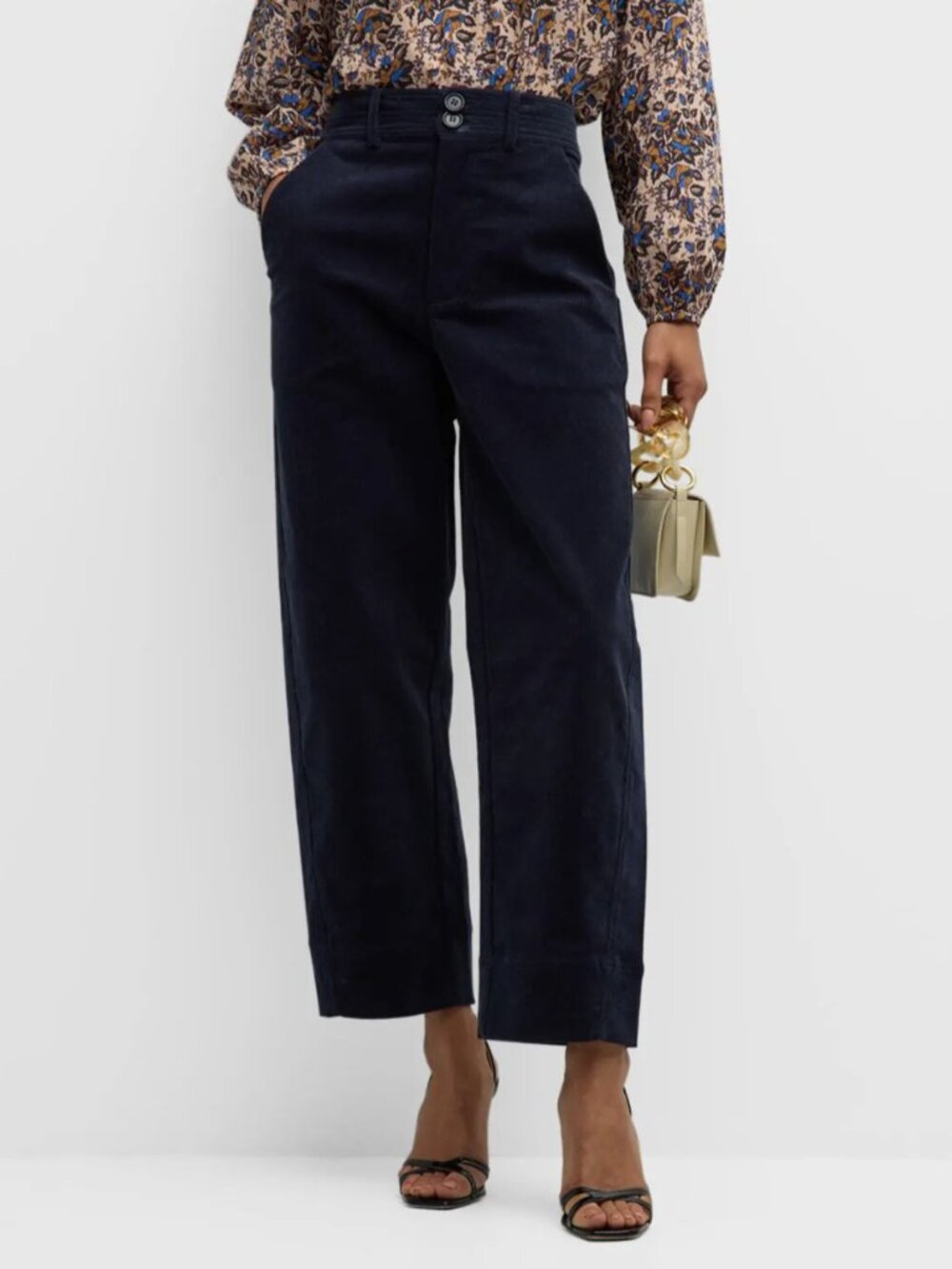 Apiece Apart Mari High-Rise Corduroy Barrel Pants